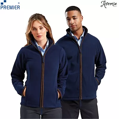 Buy Mens Womens Zip Up Fleece Jacket Plain Zipped Jumper Warm Outerwear Top XS - 3XL • 24.99£