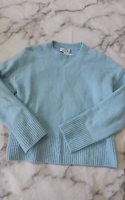 Buy & Other Stories Wool Cotton Blend Blue Oversized Jumper XS Chest Sz 94cm  • 16£
