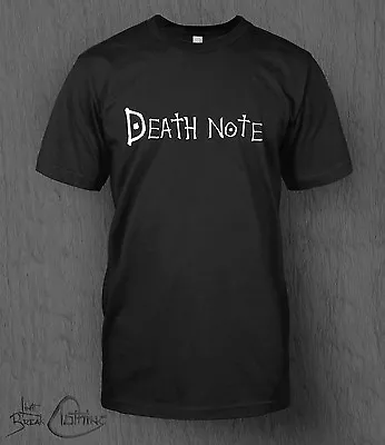 Buy Death Note T-Shirt Death Note Logo MEN'S Anime, Manga, Light, DBZ, Kira, Ryuk • 13.99£