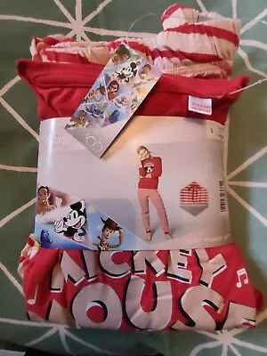 Buy Disney 100 Mickey Mouse Ladies Red Pyjamas. Size L (16/18). New • 12£