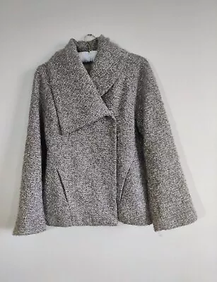Buy Size 12 Per Una Wool Blend Woolly Jacket Coat Winter • 18.99£