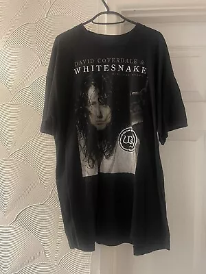 Buy Rare Whitesnake David Coverdale 1990s Restless Heart Farewell Tour T-shirt XL • 22£