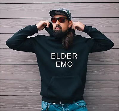 Buy Elder Emo Hoodie, Retired Emo Hooded Sweatshirt, Grunge Gothic Unisex Jumper • 23.99£