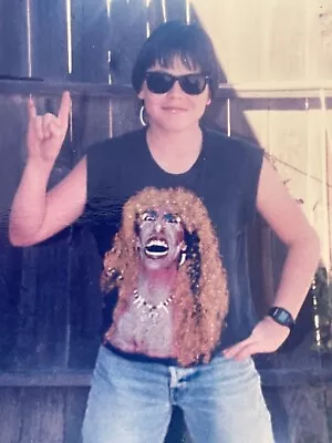 Buy X1 Photograph 1980's Metal Rock Twisted Sister T Shirt Sunglasses Man • 9.48£
