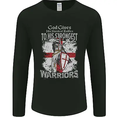 Buy St Georges Day Knights Templar Warriors Mens Long Sleeve T-Shirt • 11.99£