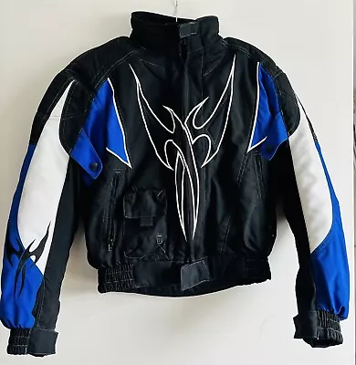 Buy Hein Gericke Tribal Black/Blue Bike Jacket Size XS Full Armour Textile Lining • 27.36£