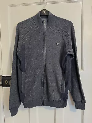 Buy Voi Jeans Hoodie Jacket Zip Front Grey Pockets Size Large • 14.99£