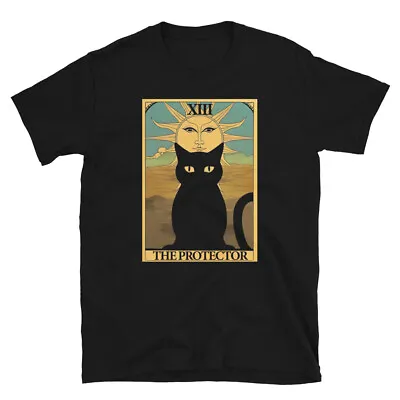 Buy Black Cat Tarot Card The Protector T-Shirt • 22.15£