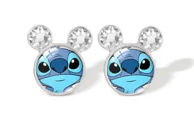 Buy Disney Lilo And & Stitch Earrings Ear Rhinestone Crystal Studs Jewellery Earring • 6.99£