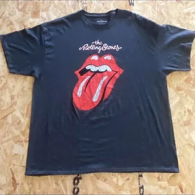 Buy The Rolling Stones T Shirt Grey 2XL XXL Mens Music Band Graphic • 8.99£
