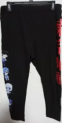 Buy Woman's Tokyo Ghoul Chibbi Leggings Pants XL, 2XL * HOT TOPIC* Bio World *M-7* • 23.63£