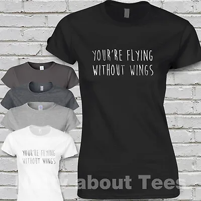 Buy You're Flying Without Wings Ladies Fitted T Shirt West Life Lyrics Tour Concert • 10.99£