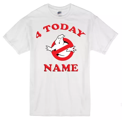 Buy Ghostbusters Kids Personalised T-shirt Any Name Any Age • 7.99£