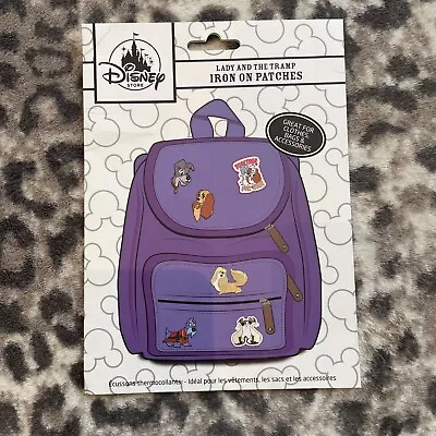 Buy New Walt Disney Lady And The Tramp Iron On Patches Cute Dogs Store Cats Merch • 2.99£