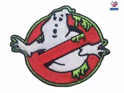 Buy Ghostbusters Embroidered Iron Sew On Patch Fancy Dress Costume T Shirt Bag Badge • 2.99£