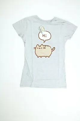 Buy Women's Pusheen Heather Gray Cat T-Shirt NEW! NWT • 14.17£