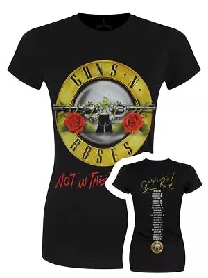 Buy Guns N Roses GNR T-Shirt Not In This Lifetime Tour Women's Black • 16.99£