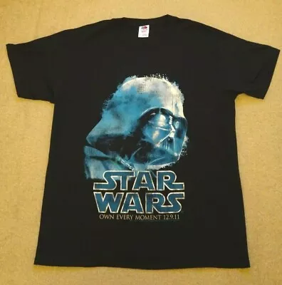 Buy Star Wars Darth Vader T-Shirt - 2011 Promo, UNWORN, Size Large, Black & Blue • 9.99£