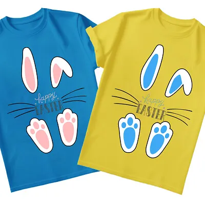 Buy Hoppy Easter Bunny T-Shirt Kids Childrens Cute Cool Novelty Happy Egg Tee #V#ED • 14.99£
