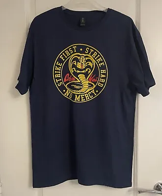 Buy Gildan Cobra Kai Men’s Navy T-Shirt Size M Worn Once • 3.25£