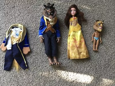 Buy Disney Beauty And The Beast Dolls Belle Barbie Sized Figures Play Toys Clothes • 14£