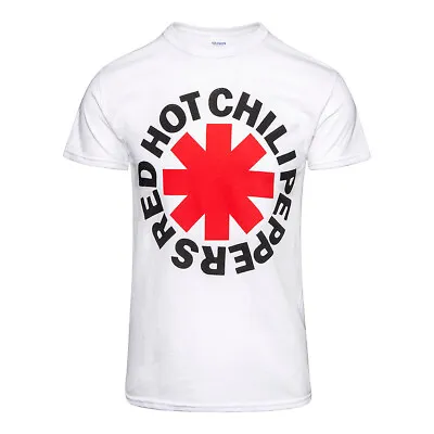 Buy Official Red Hot Chili Peppers Asterisk T Shirt (White) • 19.99£