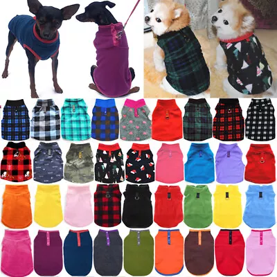 Buy Pet Dog Cat Warm Fleece Vest Clothes Coat Puppy T-Shirt Sweater Winter Apparel ) • 5.47£