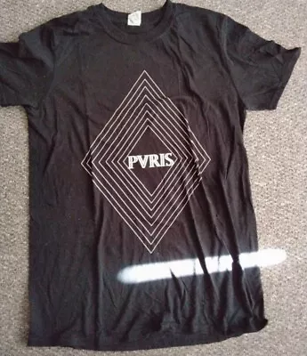 Buy Pvris T Shirt Rare Rock Band Tour Merch Tee Size Medium Black Puris • 13.95£