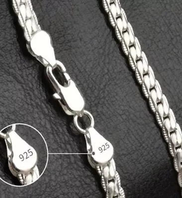 Buy Mens Sterling S925 Sterling Silver Chain/Necklace. New In Gift Bag. UK Jewellery • 9.99£