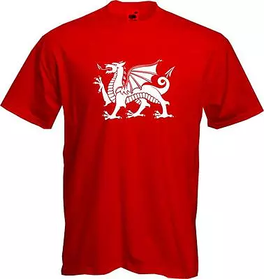 Buy Welsh Dragon (Wales) - Quality T-shirt Euros Wales Cymru Supporter , Gareth Bale • 9.99£