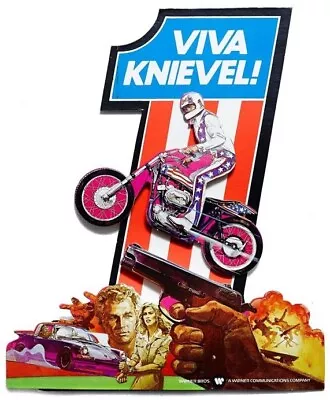 Buy Viva Evel Knievel 70s Stuntman Dare Devil Iron On Tee T-shirt Transfer A5 • 2.39£