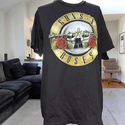 Buy Guns And Roses Tour Black T Shirt From 2021 Size Large Free Shipping • 18.78£
