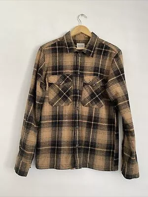 Buy Jack & Jones Brown Check Lumber Jacket Cotton Blend Shirt Size M Nwots • 16.50£