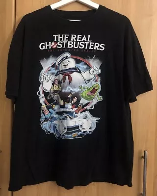 Buy Forbidden Planet THE REAL GHOSTBUSTERS T Shirt UK Size XL 48” • 35£
