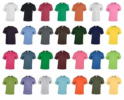 Buy Fruit Of The Loom 5 Pack  Plain Random Mixed Colours Tee T-shirts Unisex Bargain • 13.49£