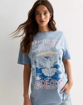 Buy New Look Ladies Blue Fleetwood Mac T Shirt New With Tags • 13£