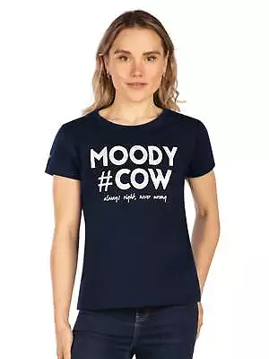 Buy Moody Cow Always Right T-Shirt - Navy • 27£