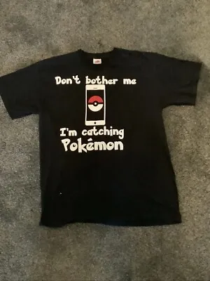 Buy Pokémon Team Valor T-shirt Black Size Medium • 3£