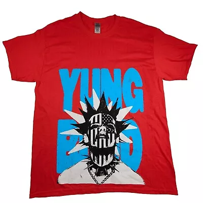 Buy Yungblud Shirt Size Large Red ! Life On Mars Tour Merch Rap Hip Hop Graphic Logo • 18.21£