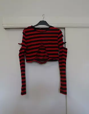 Buy Banned Alternative Long Sleeved Top Size M Clothes • 22.50£
