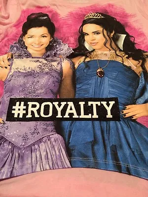 Buy Disney Descendants Girls Short Sleeve Royalty Graphic Tee Pink Mal 10-12 M Evie • 19.59£