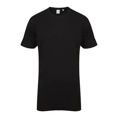 Buy Mens Long Cut Urban T-Shirt Soft Cotton Short Sleeve Extra Long Length Top Tee • 9.61£