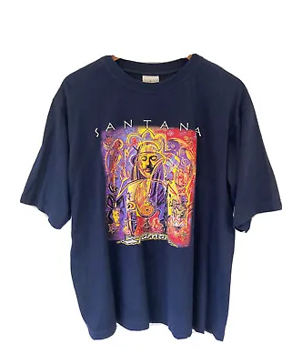 Buy Vintage 2002 Santana Album Music T Shirt  Men’s Size Large  • 80.65£