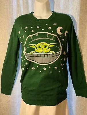 Buy Star Wars Grogu Christmas Sweater The Child Baby Yoda Women’s XS • 37.89£
