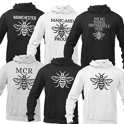 Buy Manchester Bee Hoodie Pullover / MCR Manc And Proud / Manc Bee Designs Gift • 24.99£