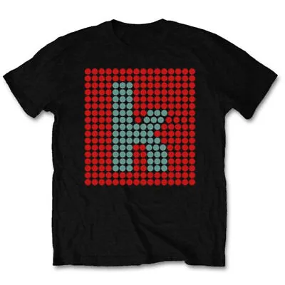 Buy Officially Licensed The Killers K Glow Mens Black T Shirt The Killers Tee • 14.50£