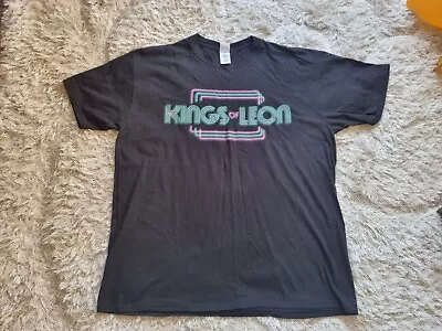 Buy Kings Of Leon Tshirt Ring Spun Cotton 22 Inch Pit To Pit Summer Tour 2013 • 35£