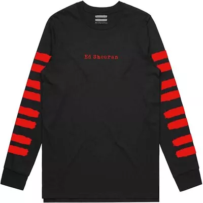 Buy Officially Licensed Ed Sheeran Equals Sleeve Print Black Long Sleeve T Shirt • 19.95£
