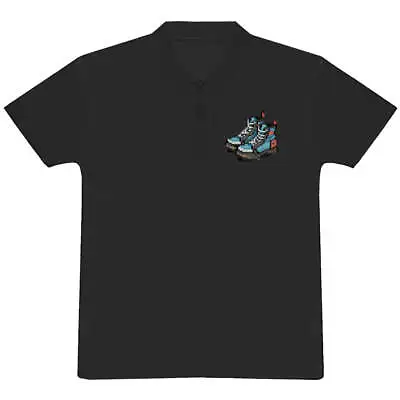 Buy 'Hi-Top Shoes Pixel Art' Adult Polo Shirt / T-Shirt (PL044082) • 12.99£