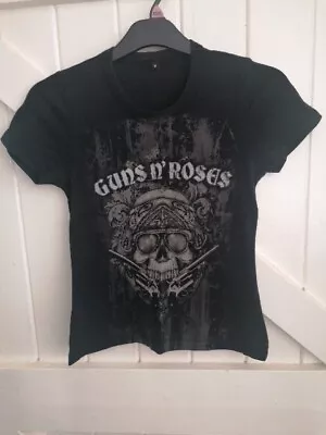 Buy Ladies Guns N Roses T Shirt Medium • 9.95£